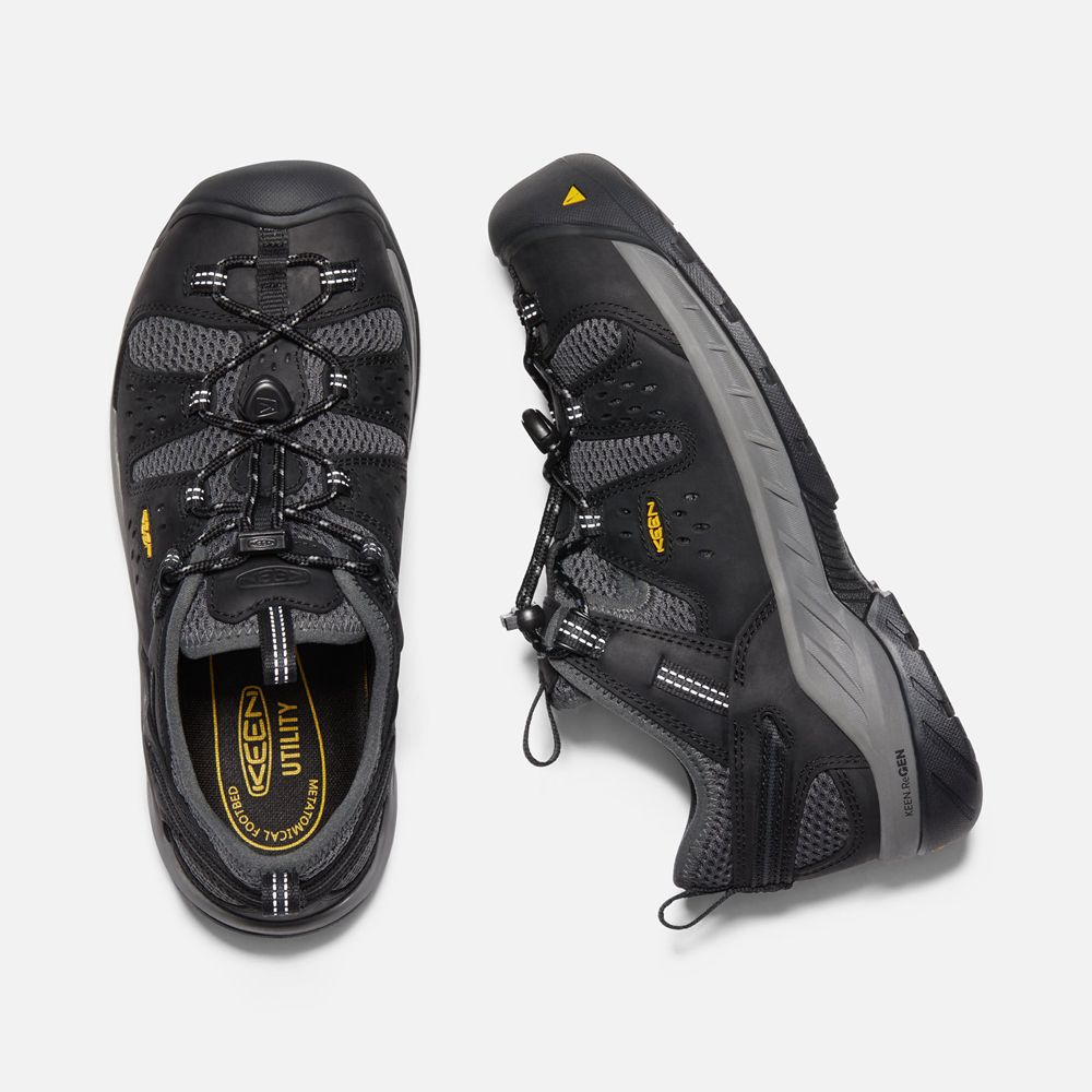 Chaussures de Travail Keen Homme Noir | Atlanta Cool Ii (Steel Toe) | AMUXN-8793